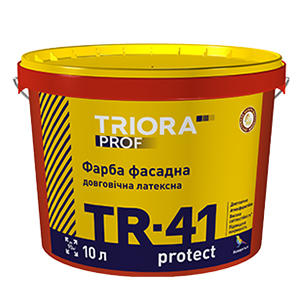 Фасадна латексна фарба TR-41 protect TRIORA prof 3 л